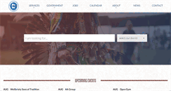 Desktop Screenshot of millelacsband.com