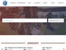 Tablet Screenshot of millelacsband.com